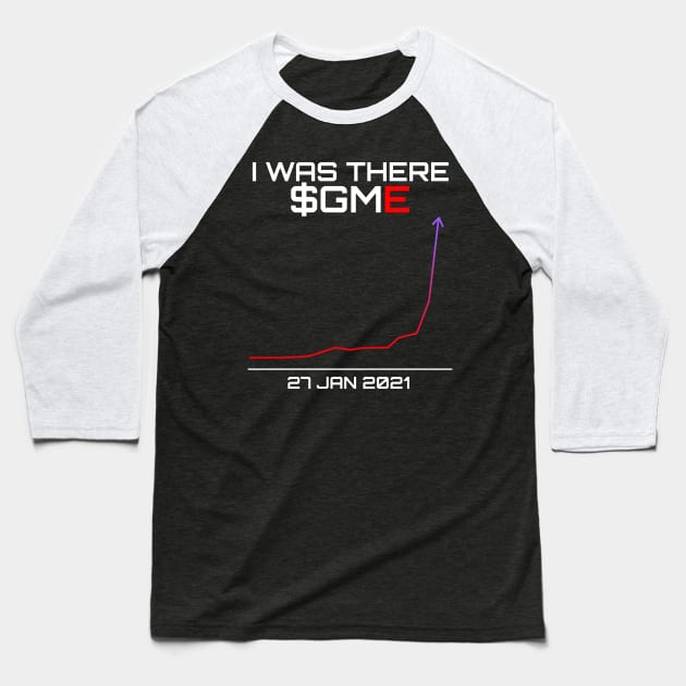I was there GME Gamestonks to the moon! Baseball T-Shirt by Asiadesign